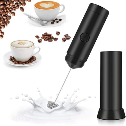 Espumador de Leite Elétrico Multifuncional Potente Batedor de Ovo de Mola Dupla Misturador de Leite Doméstico Ferramenta de Cozinha para Café Latte Cappuccino