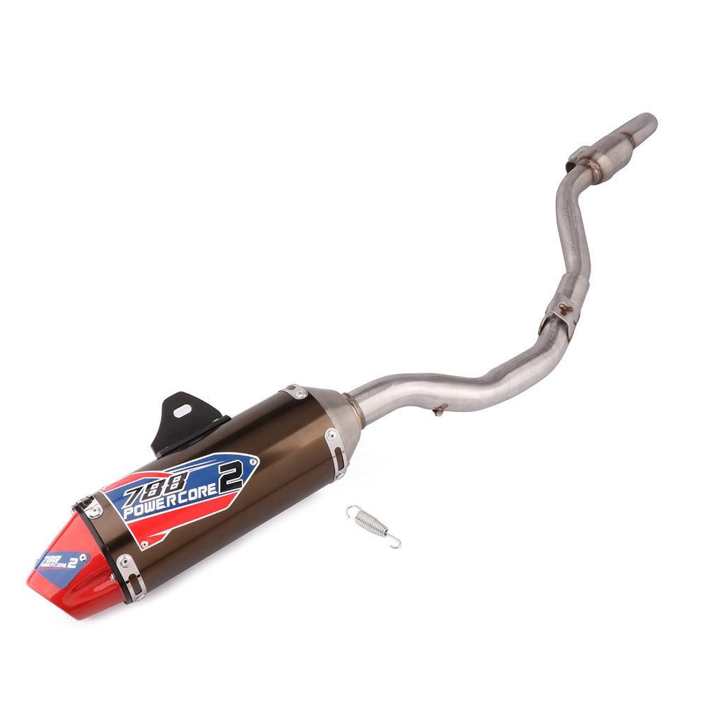 Motorcycle pipe Middle&Rear Exhaust Muffler Pipe motorcycle accessories low price For CRF230F CRF150F 2003-2013 Dirt pit bike