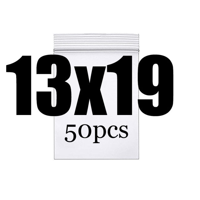 Clear Thick Zip Lock Ziplock Storage Bags Heavy-Duty Transparent Plastic Zip Package Small Jewelry Packing Reclosable Poly Pouch