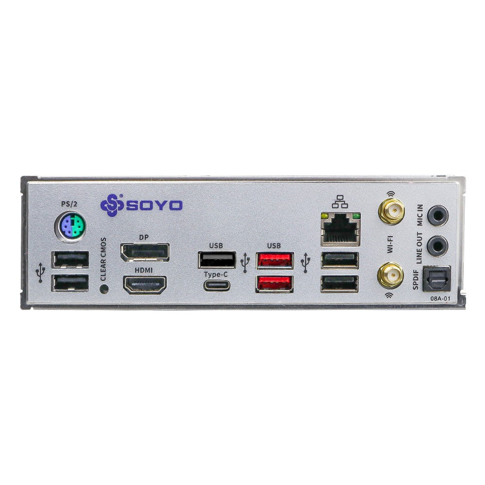 SOYO B760M D4 WiFi DDR4 LGA 1700 Intel B760 M-ATX Motherboard 2* M.2 PCIe 4.0 Type-C WiFi6 ARGB USB3.2 For 12/13/14th processor