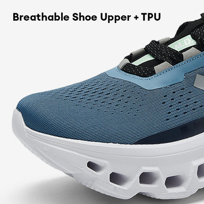 Tênis Masculino com Amortecimento para Corrida Tênis Esportivo Leve Casual Masculino Antiderrapante Tênis Esportivo para Viagens ao Ar Livre Caminhada