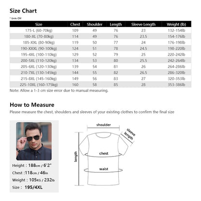 Men Shirt Short Sleeve Summer Waterproof Oil Proof Antifouling Oversize 6XL 7XL 8XL 10XL Plus Size Formal Casual High Quality