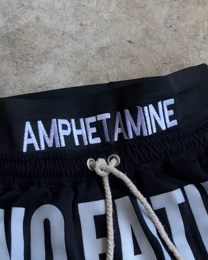 Calça de moletom masculina folgada com bordado de letras listradas padrão Y2K, moda urbana, Hip hop, Gótica, Harajuku, rock