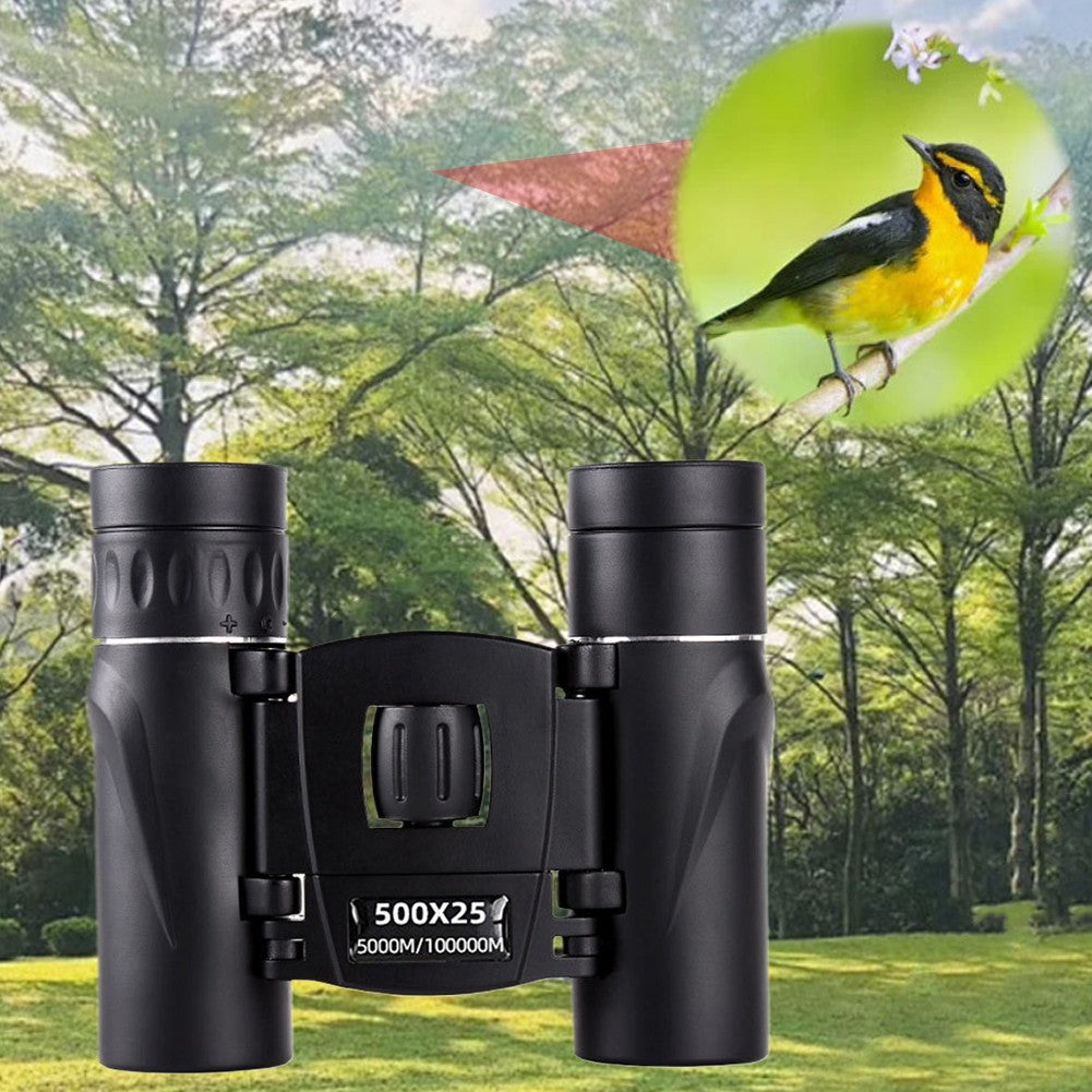 Binóculos 500x25 Telescópio de Longo Alcance HD Poderoso Binóculos Profissionais Equipamento para Acampamento Caça Observação de Pássaros