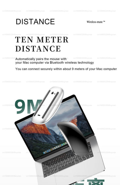 Para Apple Original Multi-Touch Surface Magic Mouse para Macbook Pro Air Mini Laptop Tablet PC iPad Bluetooth 5.0 Mouse sem fio