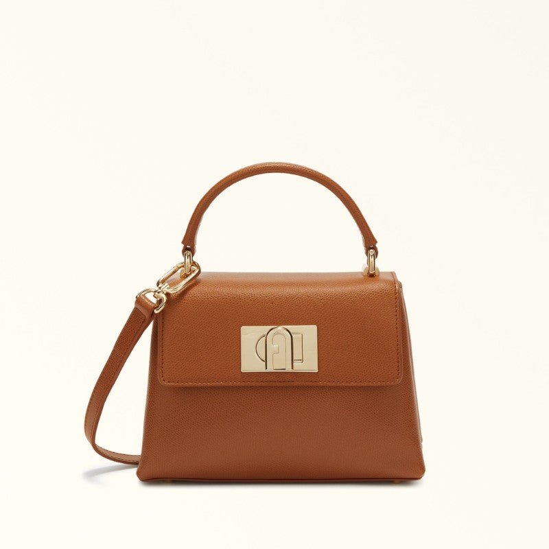 Best Seller 1927 Top Handle Mini Highest Quality Textured Leather Arch Turnlock Closure Shoulder Bag Luxury Brand Crossbody Bag