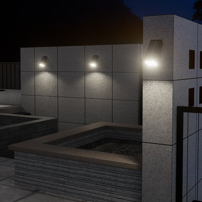 10 LEDs Solar Spotlight Outdoor, 180° Adjustable Waterproof & Anti - aging Ground/Wall Mount, for Garden Yard Landscape Lighting