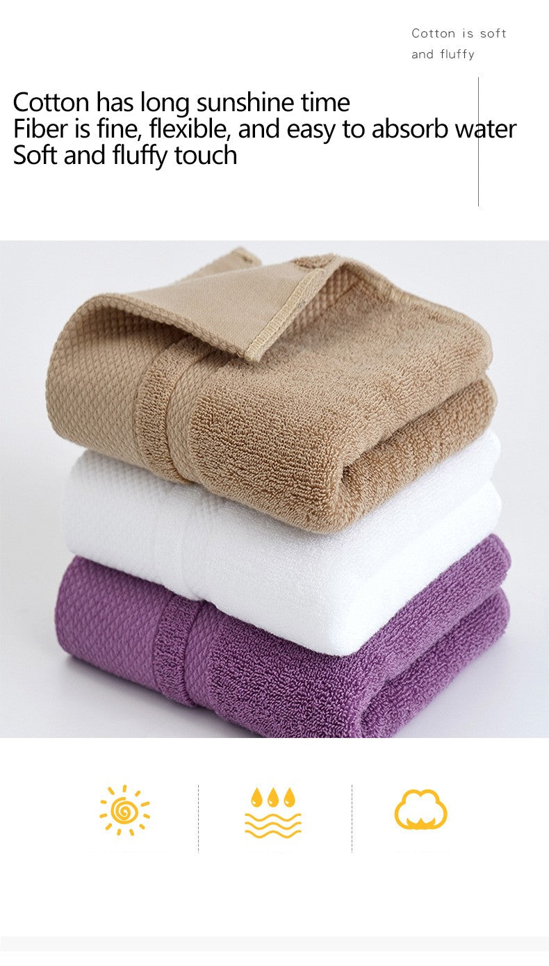 4pcs/Set Cotton Premium Hand Towel Set Lightweight And Highly Absorbent Quick Drying Thicken Soft Face Hand Towel 35x75CM