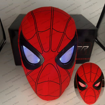 Nova Máscara do Homem-Aranha: Sem Volta Para Casa Capacete de Luxo Recarregável Olhos Remotos Móveis Máscara Decoração de Cosplay Brinquedos de Presente