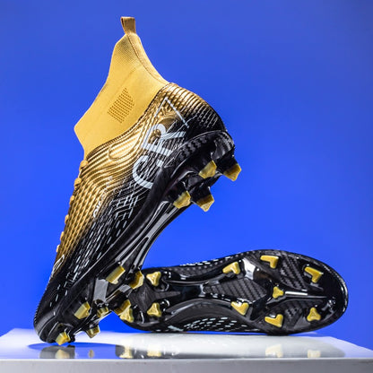 New Men Training Football Boots Ultralight Breathable Professional Soccer Shoes Soft Sport Unisex Grass Cleats Match Sneakers