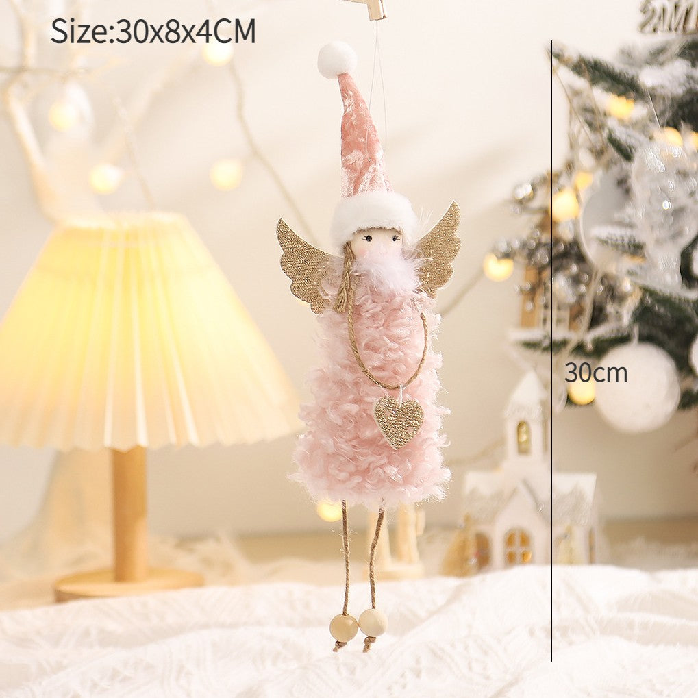 New Year 2024 Christmas Angel Dolls Xmas Tree Pendant Ornaments Navidad 2022 Christmas Decoration for Home Natal Gifts Noel Deco