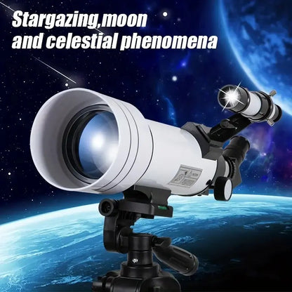BORWOLF F40070M Professional Astronomical Telescope 200X Monocular 70MM Large-Aperture for Stargazing Moon And Bird Watching
