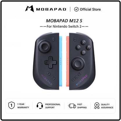 MOBAPAD M12 HD / M12 S Joypad for Nintendo Switch 2 with TMR Joystick HD Vibration Mechanical Buttons Remap Macro Gamepad