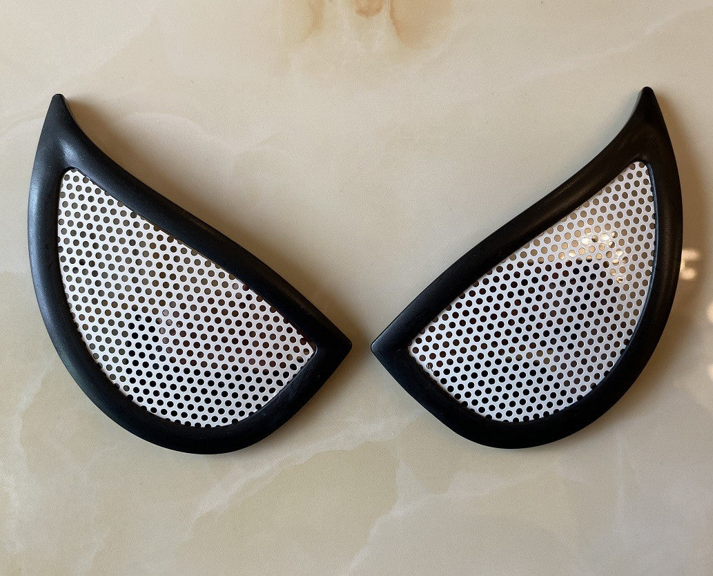 Movie Cosplay Lens Accessories For Super Bodysuit Full Mask Eyeglass Stereoscopic Color Light Halloween Carnival Party Prop Gift