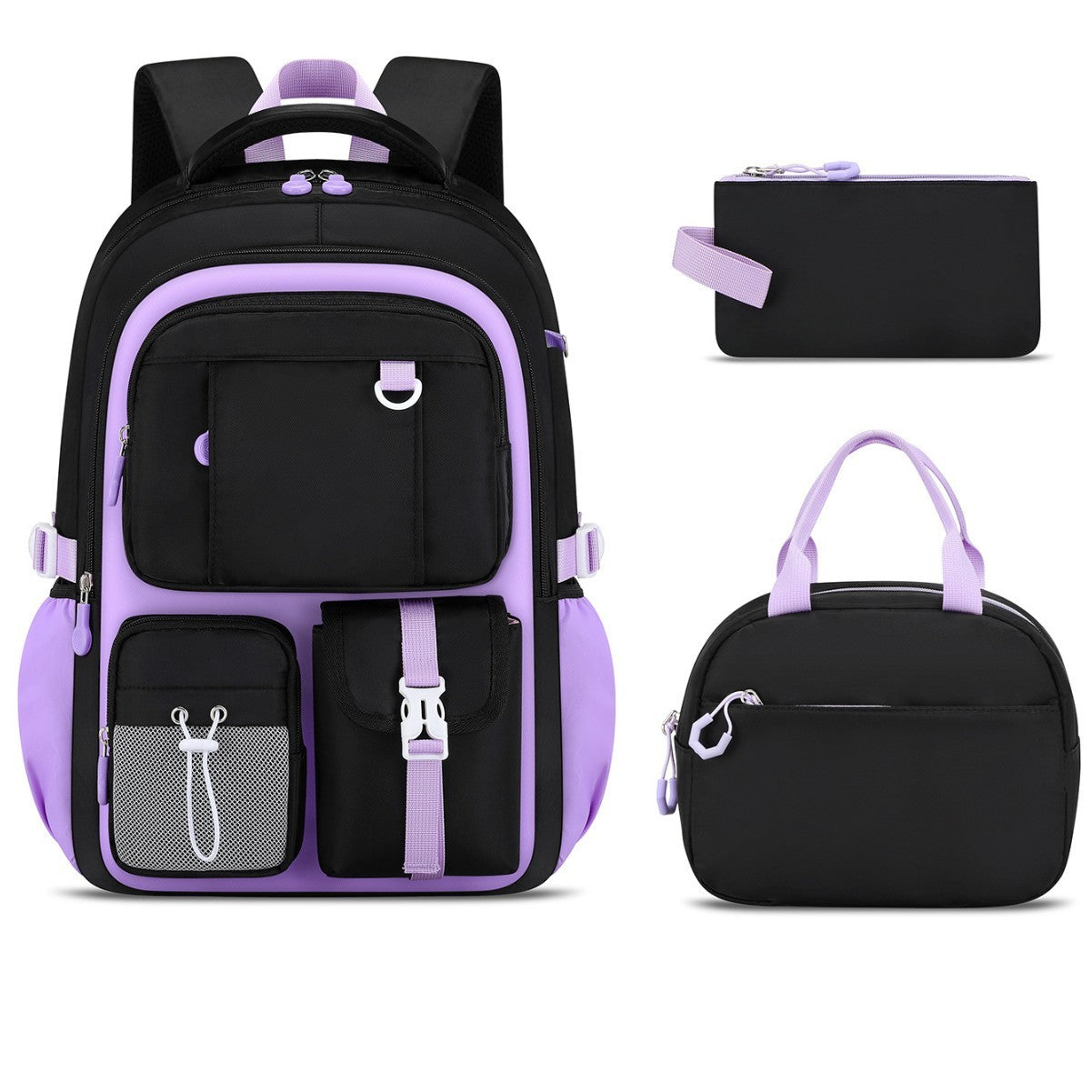 Love series elementary school backpack Lightweight large capacity and cute orthopedic school bags Middle school girls' backpacks