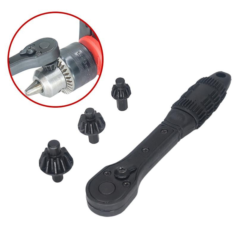 Chave Catraca de Mandril de Furadeira 2 em 1 Chave Universal Chave de Mandril de Furadeira Catraca Elétrica Ferramenta Manual