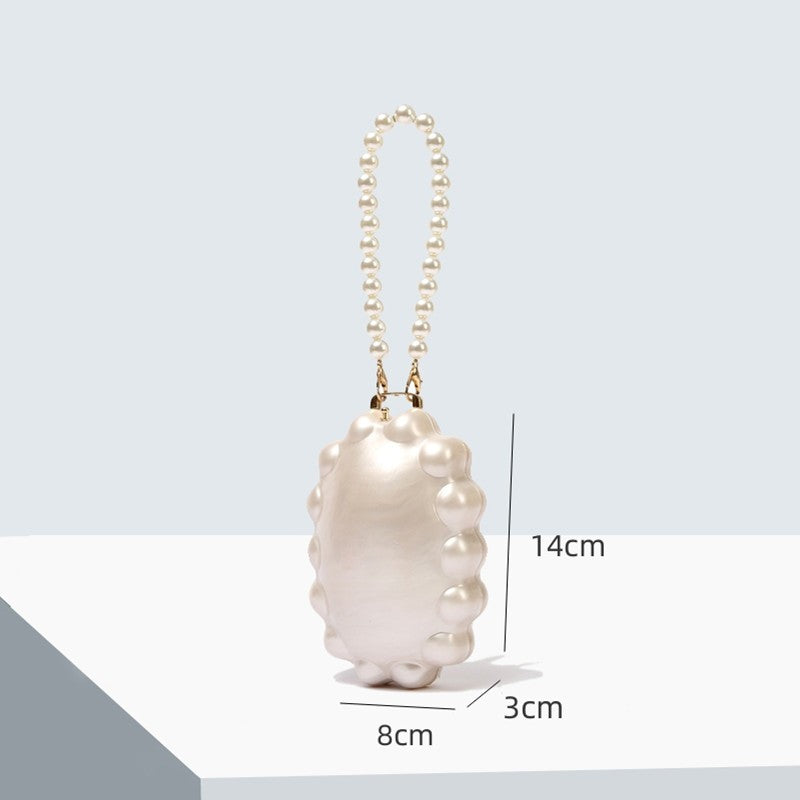 Daisy Shape Fashion Acrylic Shell Clutch Evening Bags Wedding Party Women Bead Luxury Brand