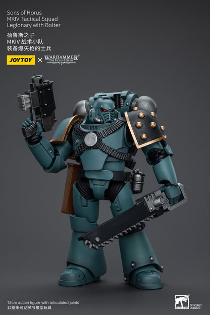 JOYTOY Warhammer 40k 1/18 Bonecos de Ação Anime 12cm Sons of Horus MKIV Esquadrão Tático Coleção Modelos Brinquedos