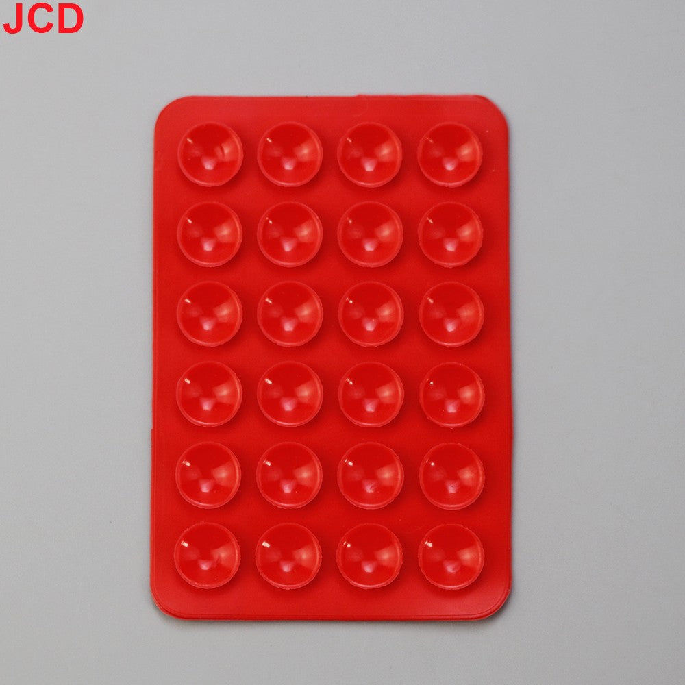 JCD 24 Quadrado Silicone Espesso Ventosa Ventosas Celular Tablet Bagagem Ventosa Carregador Universal Capa de Couro