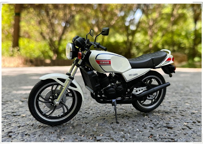 1:12 YAMAHA RZ250 RD250LC Liga Clássico Corrida Moto Modelo Diecasts Rua Cross-country Esporte Moto Modelo Brinquedo Infantil