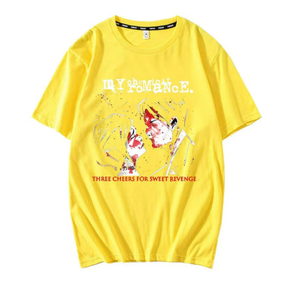 Hot Sale Couple Tshirts My Chemical Romance Mcr Dead Emo Popular Style 100% Cotton T-shirts Fashion Funny Comfortable T-shirt