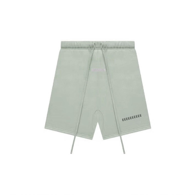 Luxury Men's Casual Shorts Reflective Letter Logo Designer Brand Cotton Shorts