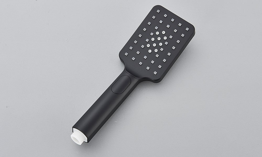 Black Digital Display Thermostatic Shower Faucet Bathroom Thermostatic 4 ways Rainfall Shower Mixer Tap,Shelf and Bidet Faucets