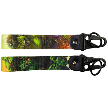 Chaveiro de bico de águia de figuras legais de anime, cordões curtos usados ​​em corda de telefone, suporte de crachá, pingente USB, cordão de chave portátil