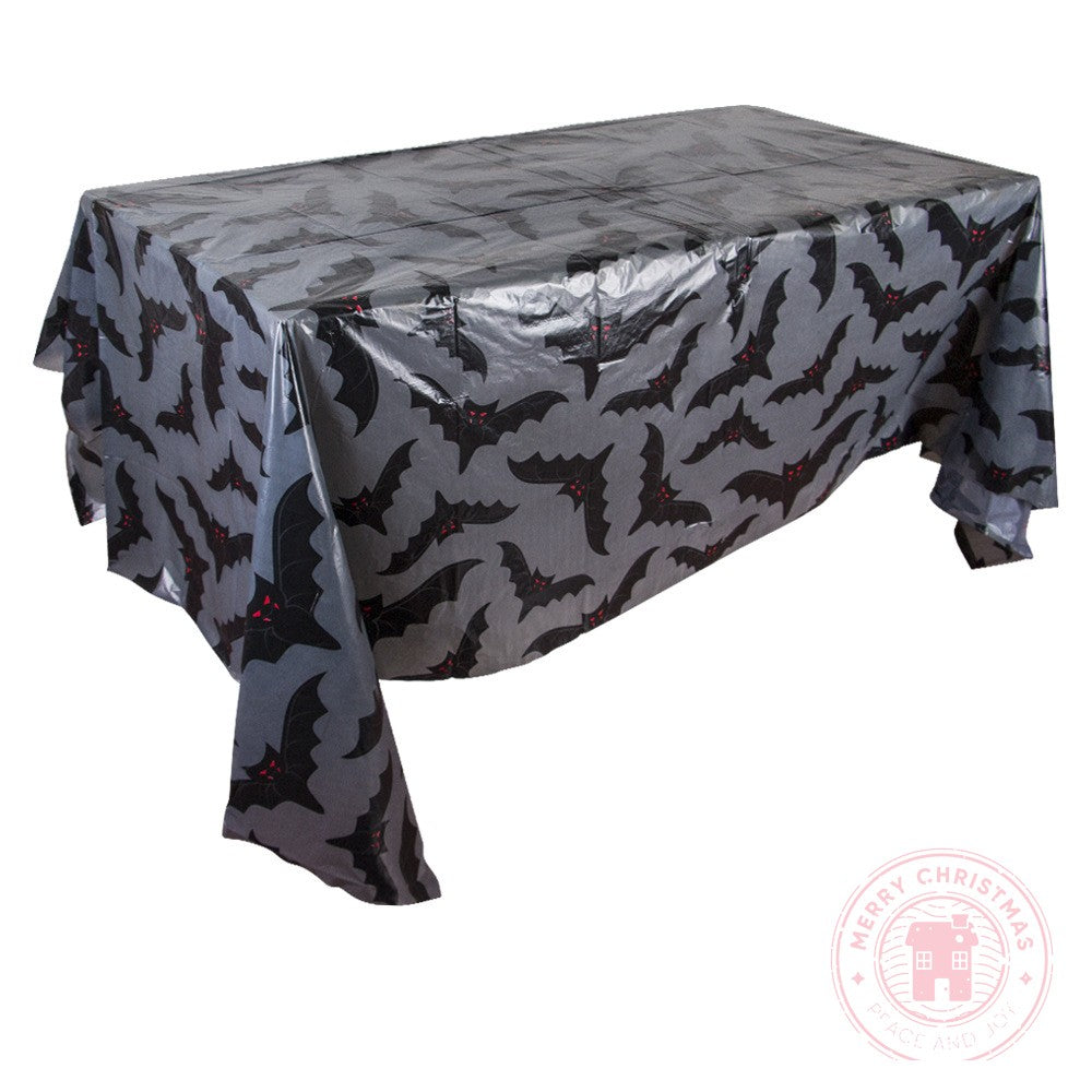 220cm×130cm Christmas Halloween Tablecloth Party Activities Family Parti Decoration Spider Snowman Pumpkin Pattern Tablecloth