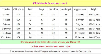 Girls Pajamas Anna Elsa Clothing Sets Kids Long Sleeve +Pant 2Piece  Children Home Clothing Girl Nightgown