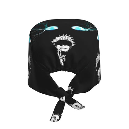 Custom S-Satorues G-Gojoes Cartoon Scrubs Cap Surgical Hats Women Men Skilled Operating Room Cap Operator Hats Lab Works Hat