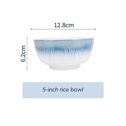 Conjunto de Tigelas de Cerâmica Louça de Osso Porcelana Utensílios de Mesa Combinação de Talheres para Casa Louça de Cerâmica de Alta Qualidade Pratos de Cerâmica Conjuntos de Jantar