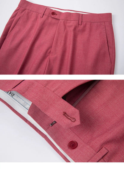 2025 Suit (Blazer+ Trousers) Men's Fashionable Gentleman Business Double-breasted British-style Banquet Host Casual Wedding Suit