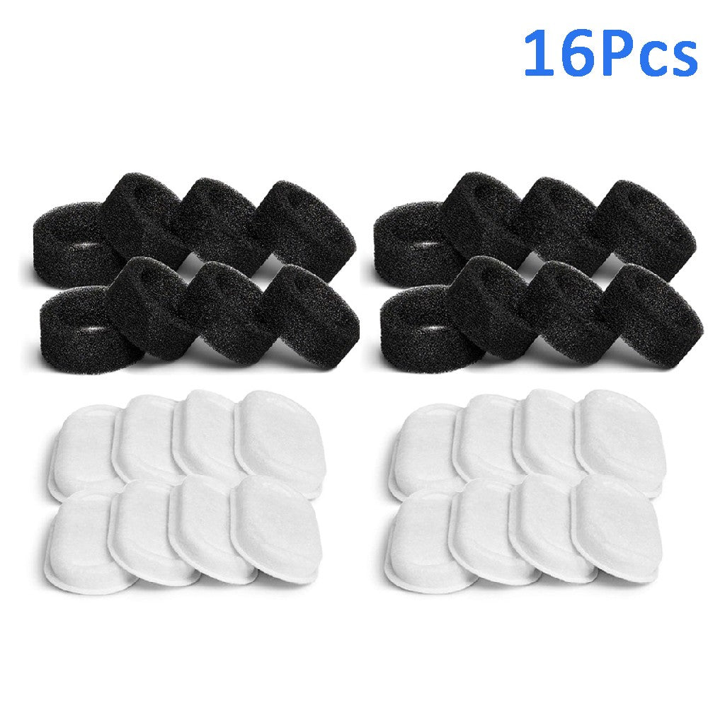 8/12/16/24pcs Cat Water Fountain Filters for 108Oz/3.2L Adjustable Water Flow Pet Water Fountain Cat Fountain Accessories