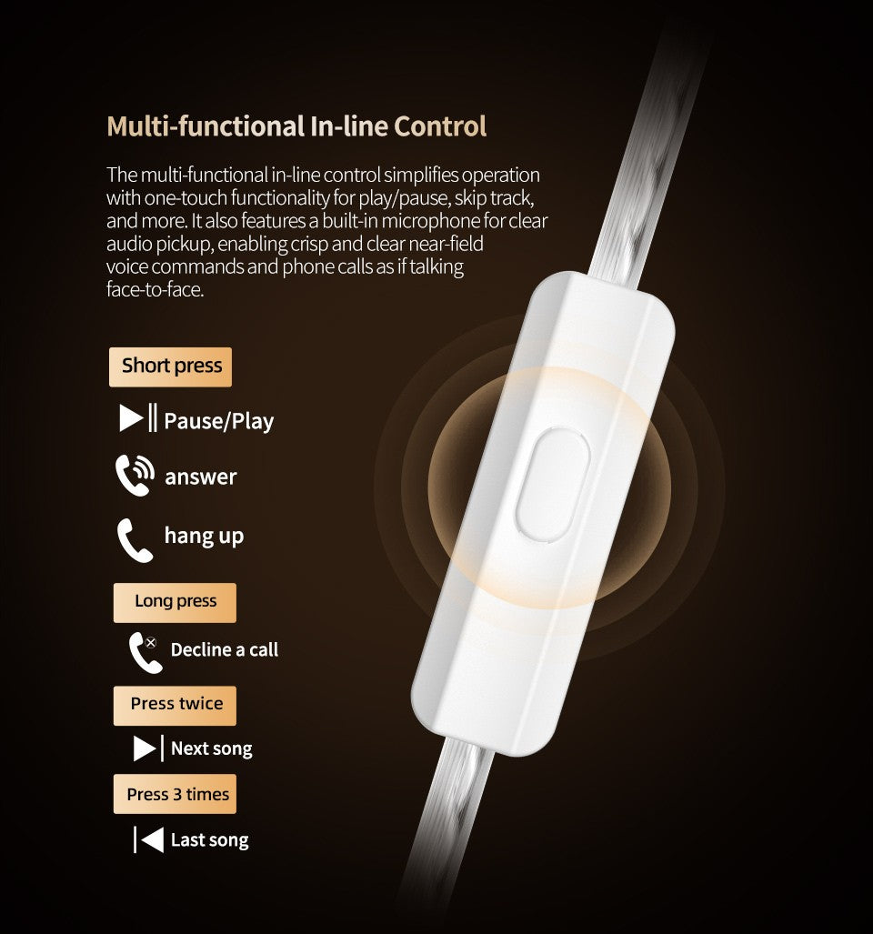 KZ ZA12 Hybrid dynamic balanced armature IEM earphones HiFi Bass wired headphone Noise Cancelling Earbuds in ear Monitor Headset