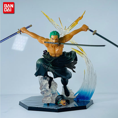 New One Piece Anime Figure Fire Fist Luffy Ace Sanji Battle Model Dolls PVC sabo Action Figurine Zoro Ghost Three-Knife Toys