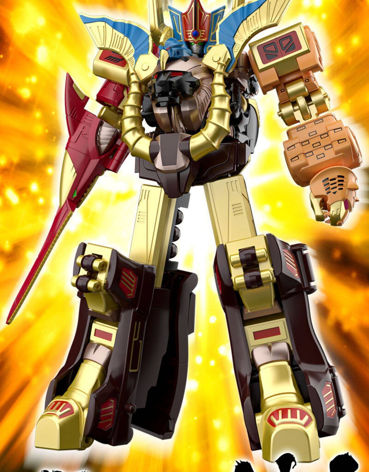 Bandai Smp Super Minipla Megazords Power Rangers Gaomuscle Gaoranger Gaohunter Kit Modelo Montável Bonecos de Ação Brinquedos Para Crianças