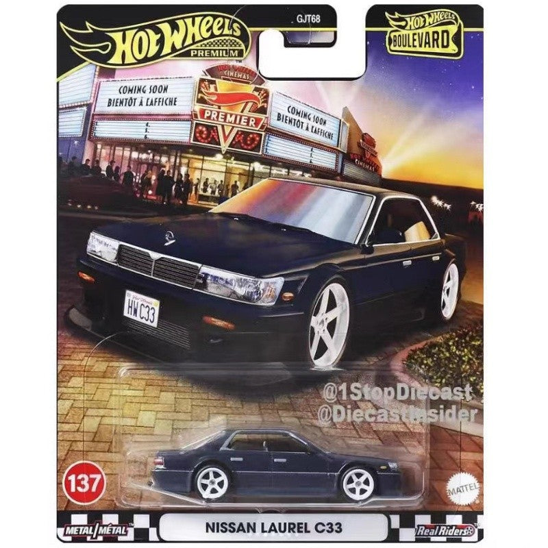 New Arrival Hot Wheels Premium Boulevard Series 1:64 Die-Cast Ford Gt Lamborghini Temerario Nissan Car Model Collect For Boys