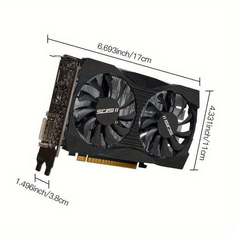 Placa de Vídeo SEJISHI NEW Geforce GTX1050Ti 4G 4GB NVIDIA GDDR5 128bit 14NM GPU