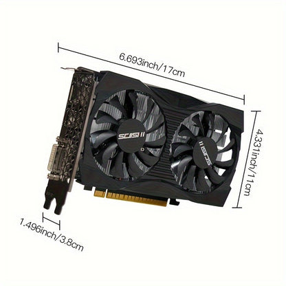 Placa de Vídeo SEJISHI NEW Geforce GTX1050Ti 4G 4GB NVIDIA GDDR5 128bit 14NM GPU