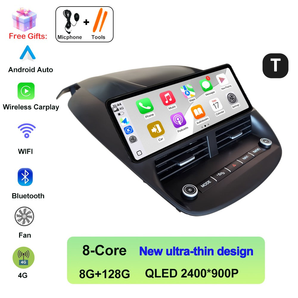 Android 14 Para Ford Kuga 2013-2018 Carplay Sem Fio Tela Multimídia Touch Screen Android Auto Unidade Central Navegação GPS BT DVR