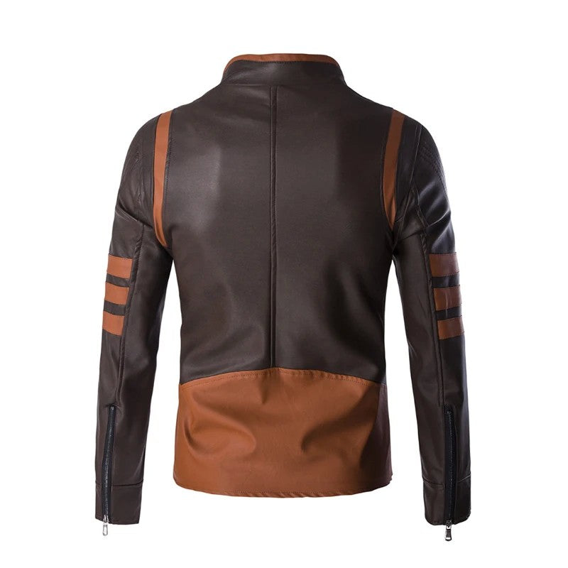 Winter Logans Fur Leather Mens Jackets and Coats 2025 Wolverine Leather Motorcycle Jackets Wolverine Thick Male Clothing Jaqueta