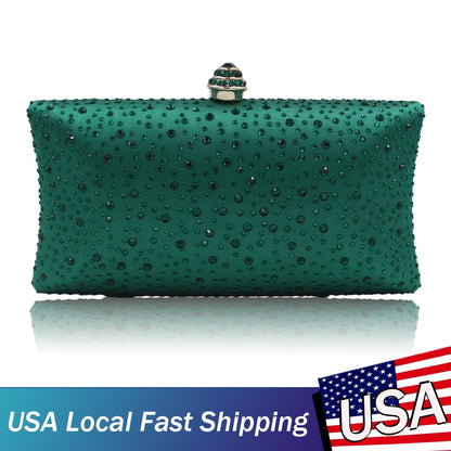 Luxury Design Crossbody Shoulder Bags For Women Evening Handbag Fashionable Outfits Wedding Women Green Clutch Purses