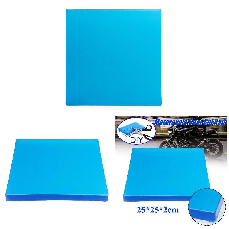 Almofada de Gel para Banco de Moto Almofada de Assento com Absorção de Choque Tapetes Reduzem a Fadiga Almofada Confortável Macia Fresca DIY Banco de Moto