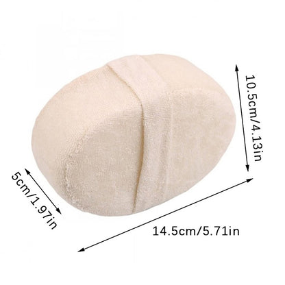 Esponja de Bucha Natural Toalha de Banho Unissex Esfrega Bucha Espessa Esfoliante Corporal para Banho Esfregaço Corporal Durável Saudável Escova de Massagem