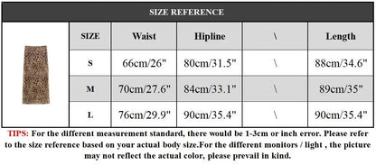 Women Leopard Tulle Midi Skirt 2024 Summer Fashion High Waist Elasticated Waistb