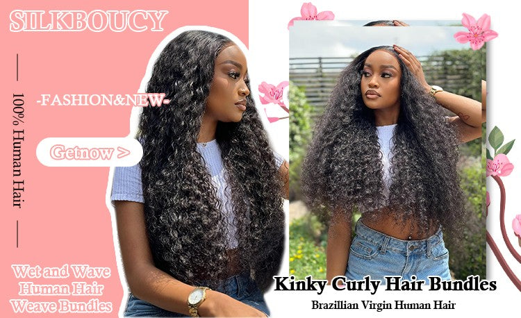 Cabelo Cacheado Tipo Kinky Cacheado 3 Peças 26 Polegadas Completo Cacheado Birmanês 100% Cabelo Humano de Alta Densidade Extensão de Cabelo Jerry Cacheado Bruto