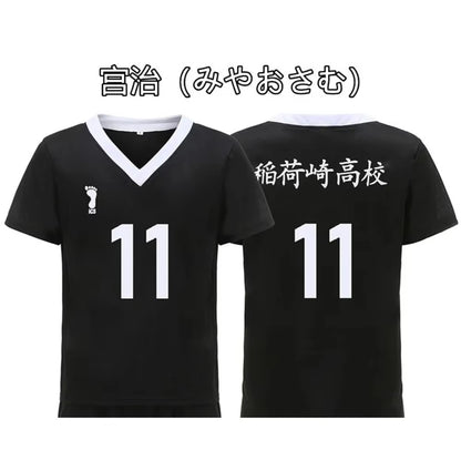 2025 men Anime Miya Atsumu Miya Osamu Cosplay Costume Jersey Rintaro Suna Sportswear Inarizaki School Volleyball Team Uniform