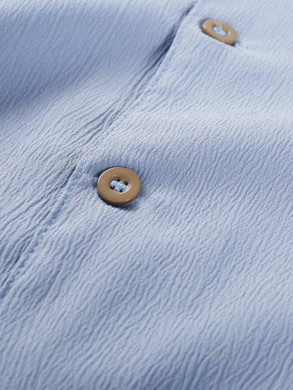 2025 Men's Casual Lapel Long Sleeve Shirts Tops Solid Loose Oversized T Shirt Men Cotton Linen Shirt Fashion Hawaiian Shirt Male