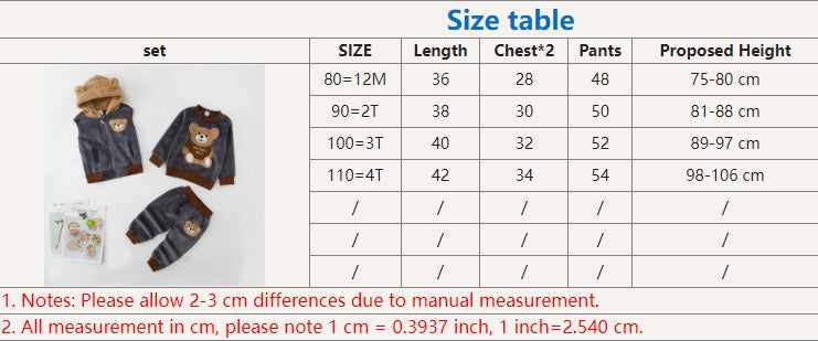 3PCS Winter Autumn Toddler Baby Boys Girls Clothes Baby Sweaters Coat +Pants +Hooded Vest Outfit Set Infant Warm Clothing Suits